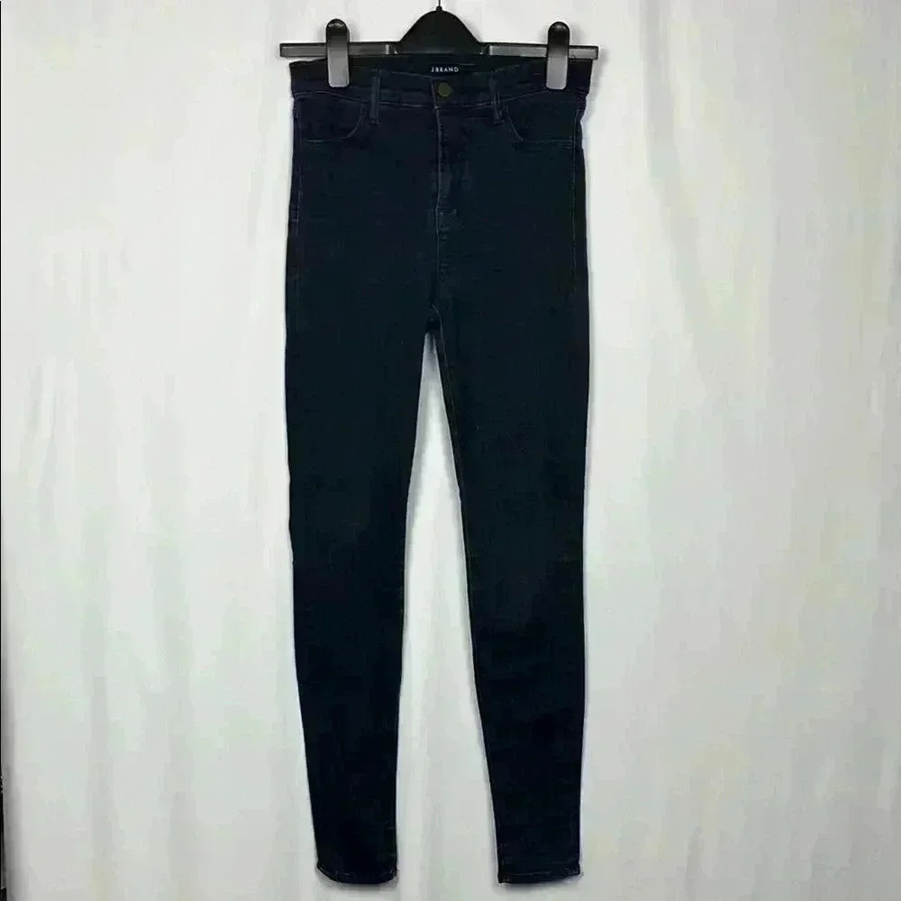 J Brand Women's High Rise Jeans - Midnight Black